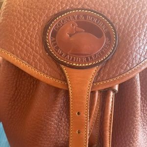 Vintage Rooney & Bourke Pebble Grain Backpack
